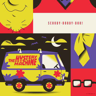 WB 100 Scooby Doo Premium Satin Poster