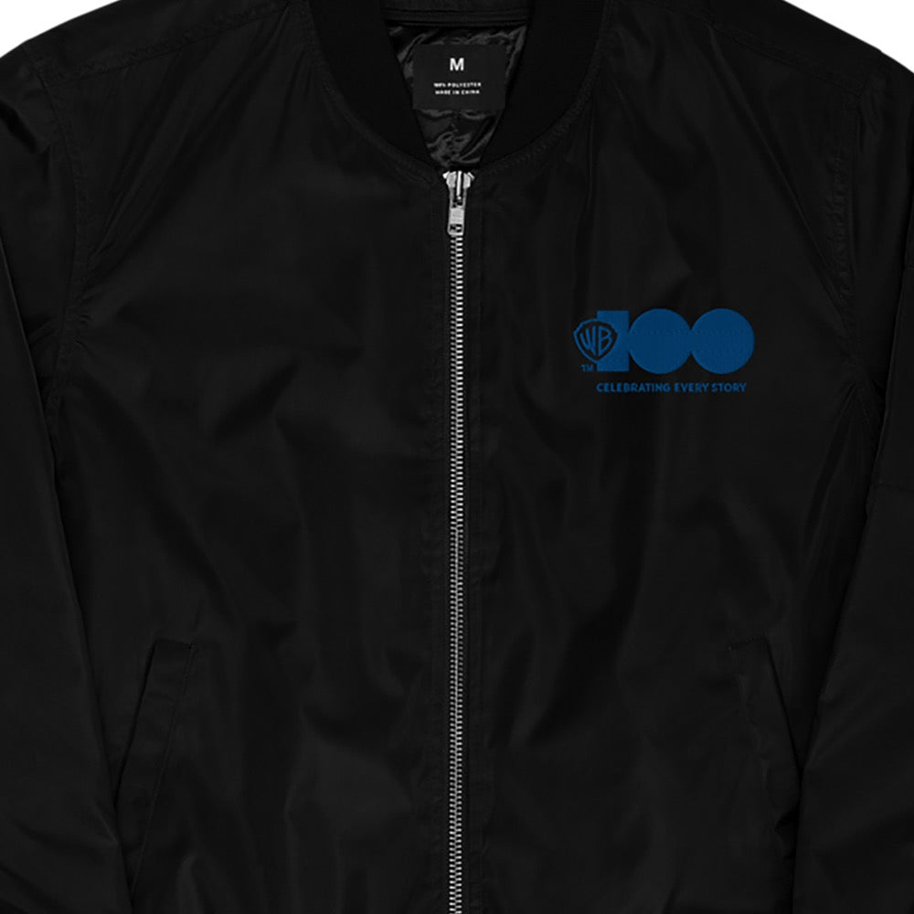 WB 100 Warner Bros. Shield Bugs Bunny Bomber Jacket