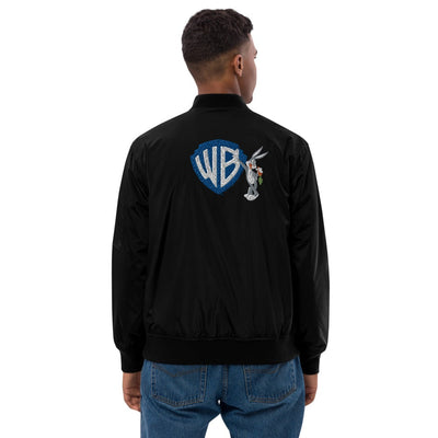 WB 100 Warner Bros. Shield Bugs Bunny Bomber Jacket