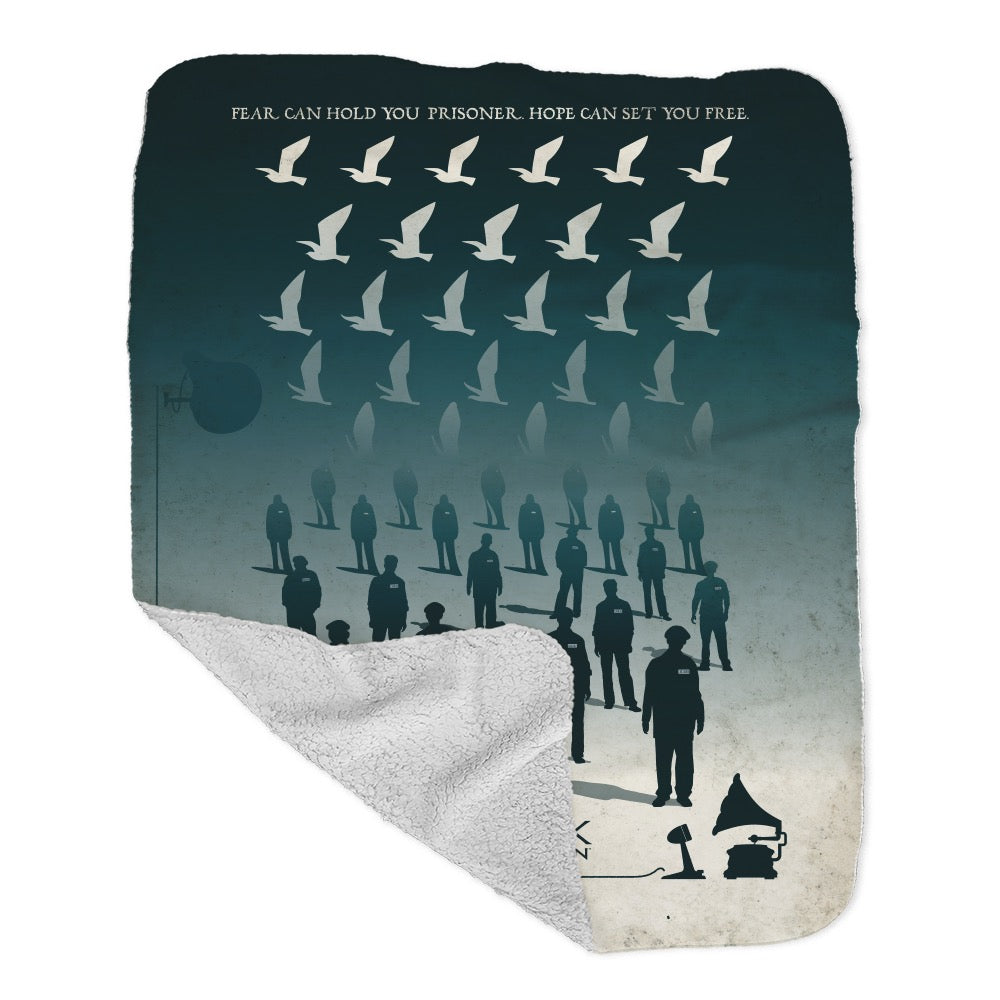 WB 100 Shawshank Redemption Sherpa Blanket