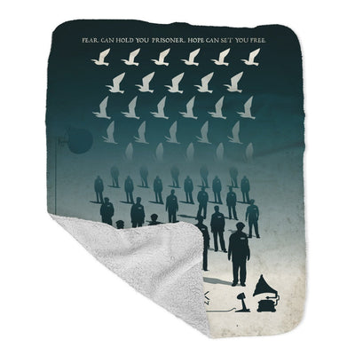 WB 100 Shawshank Redemption Sherpa Blanket