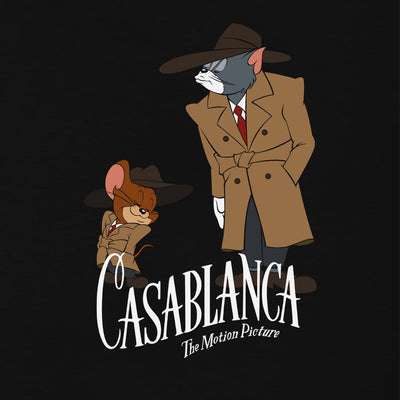 WB 100 Tom and Jerry x Casablanca Adult Short Sleeve T-Shirt