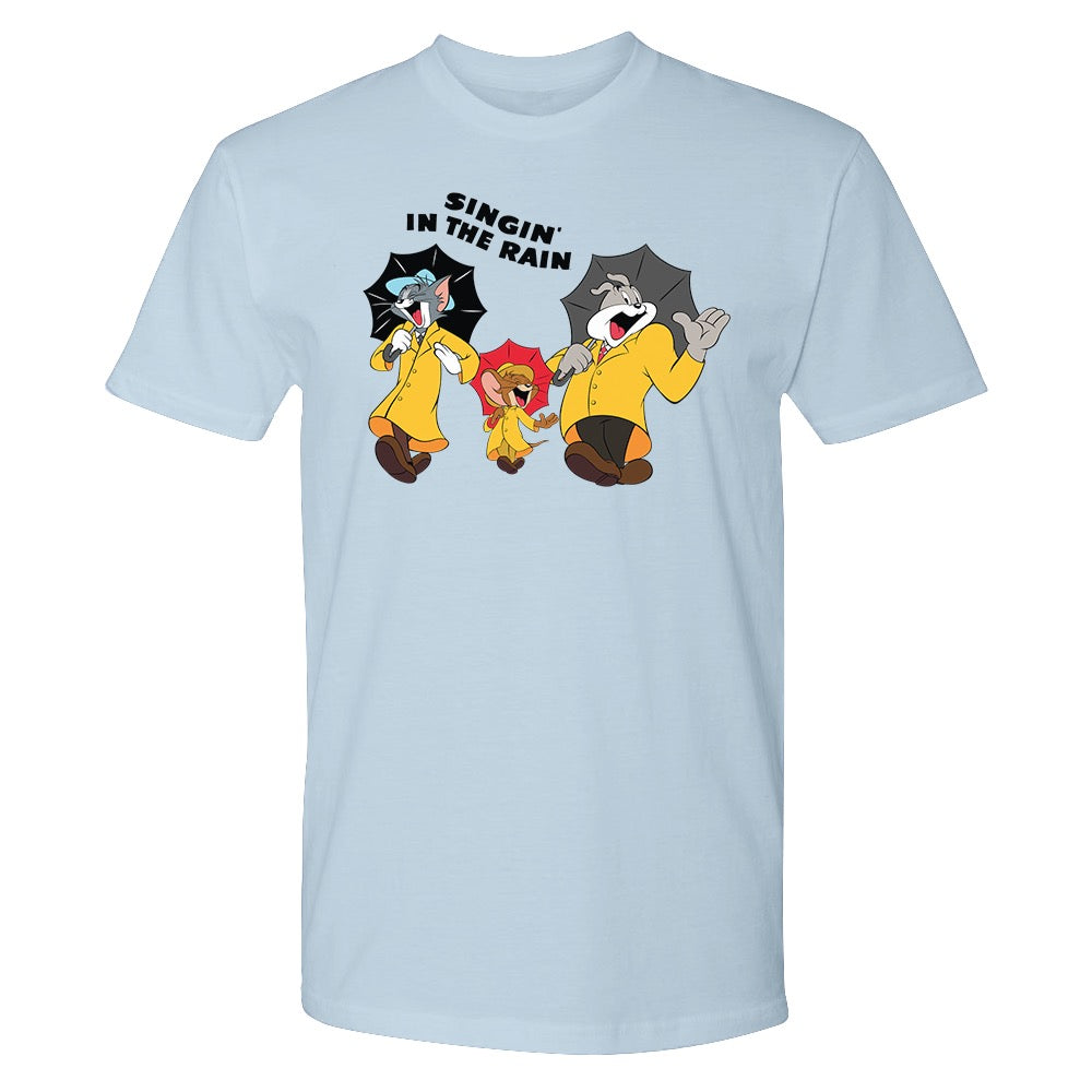 WB 100 Tom and Jerry x Singin' in the Rain Adult Short Sleeve T-Shirt