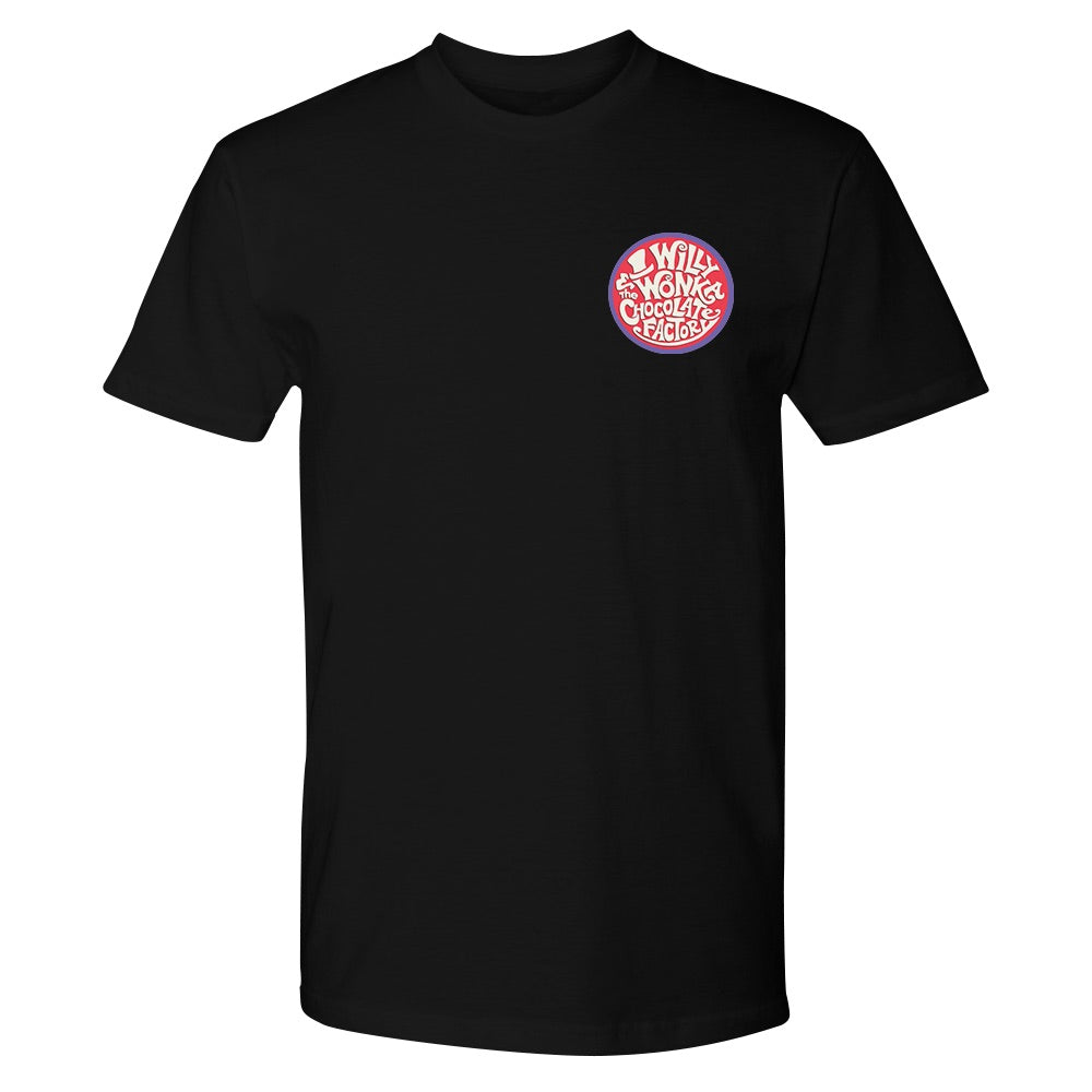 WB100 Willy Wonka & The Chocolate Factory Poster Adult Short Sleeve T-Shirt