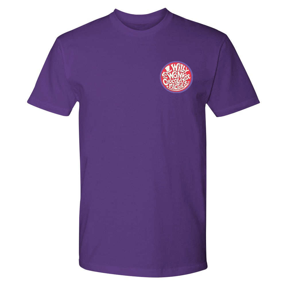WB100 Willy Wonka & The Chocolate Factory Poster Adult Short Sleeve T-Shirt