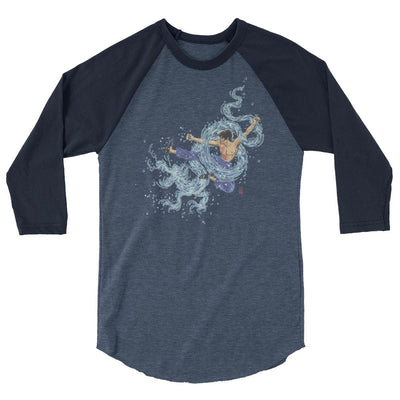 WB 100 Artist Series Yuko Shimizu Enter the Dragon 3/4 Sleeve Raglan Shirt