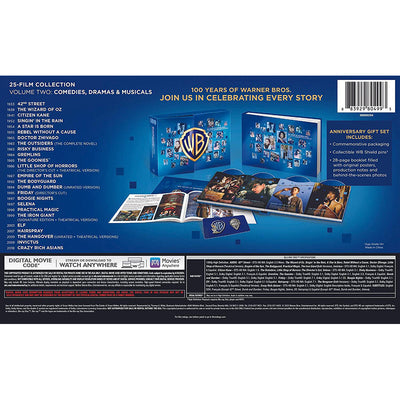 WB 100th 25-Film Collection: Volume Two - Comedies, Dramas & Musicals (Blu-ray + Digital)
