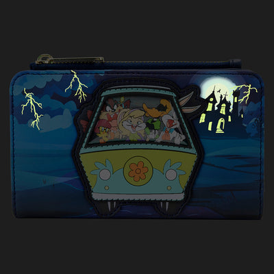 WB 100 Looney Tunes x Scooby Doo Mash Up Flap Wallet