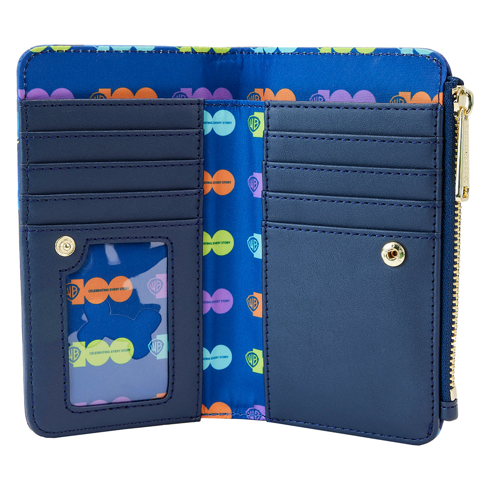 WB 100 Looney Tunes x Scooby Doo Mash Up Flap Wallet