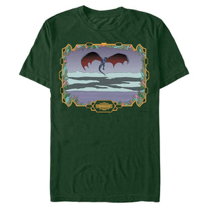 Game Of Thrones Drangon Scape Adult Short Sleeve T-Shirt