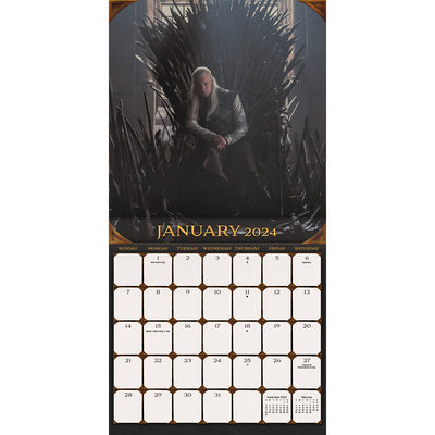 House of the Dragon 16-Month 2024 Wall Calendar