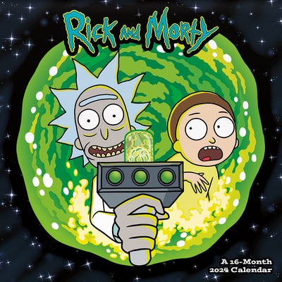 Rick and Morty 16-Month 2024 Wall Calendar