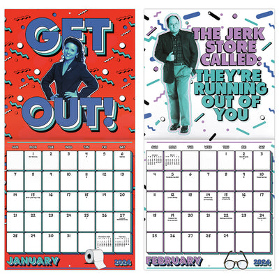 WB 100 Seinfeld 16-Month 2024 Wall Calendar