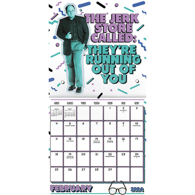 WB 100 Seinfeld 16-Month 2024 Wall Calendar