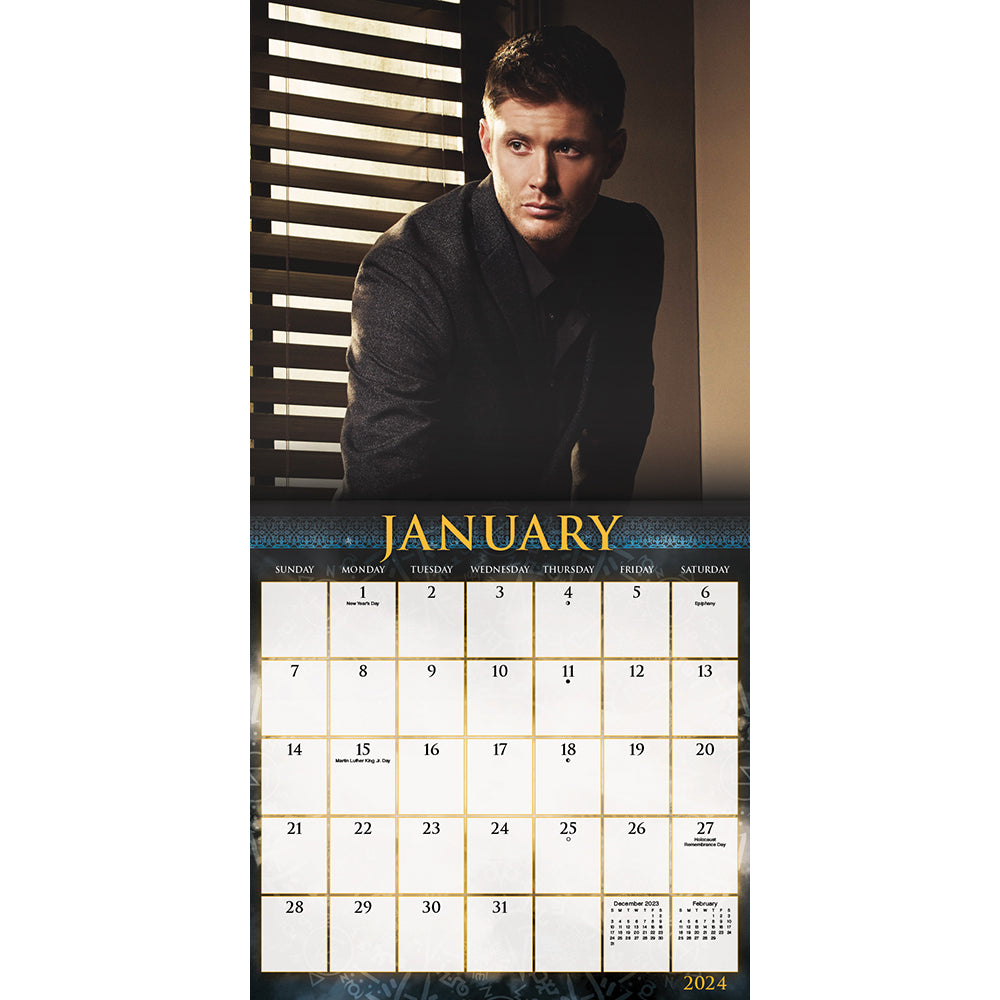 Supernatural 16-Month 2024 Wall Calendar