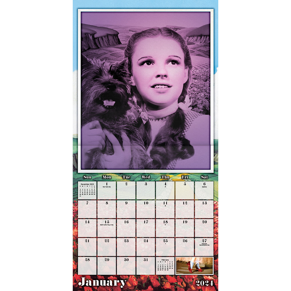 The Wizard of Oz 16-Month 2024 Wall Calendar
