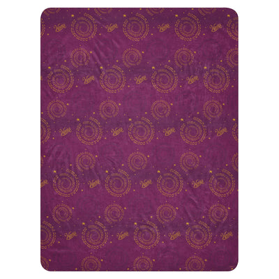 Wonka Swirl Pattern Sherpa Blanket