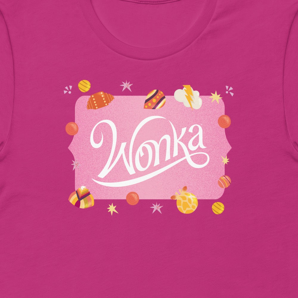 Wonka Pink Banner T-Shirt