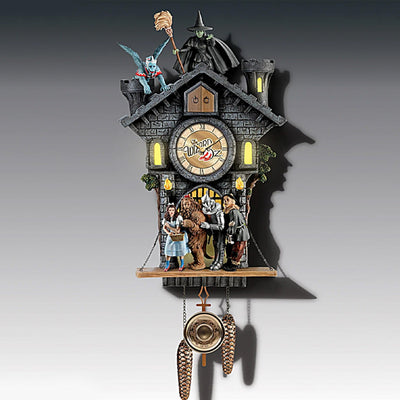 WIZARD OF OZ Cuckoo Clock With Lights, Motion And Sound
