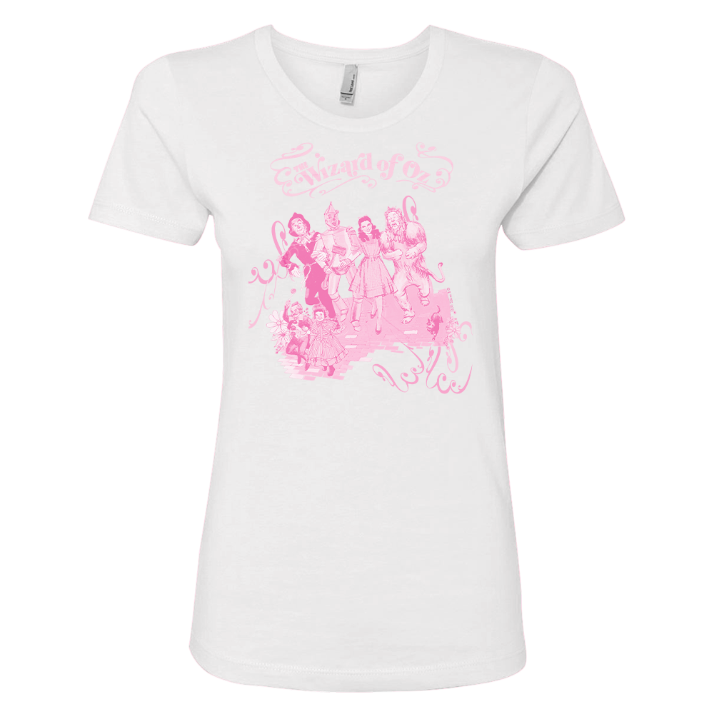 The Wizard of Oz Pink Group Shot Women's Short Sleeve T-Shirt