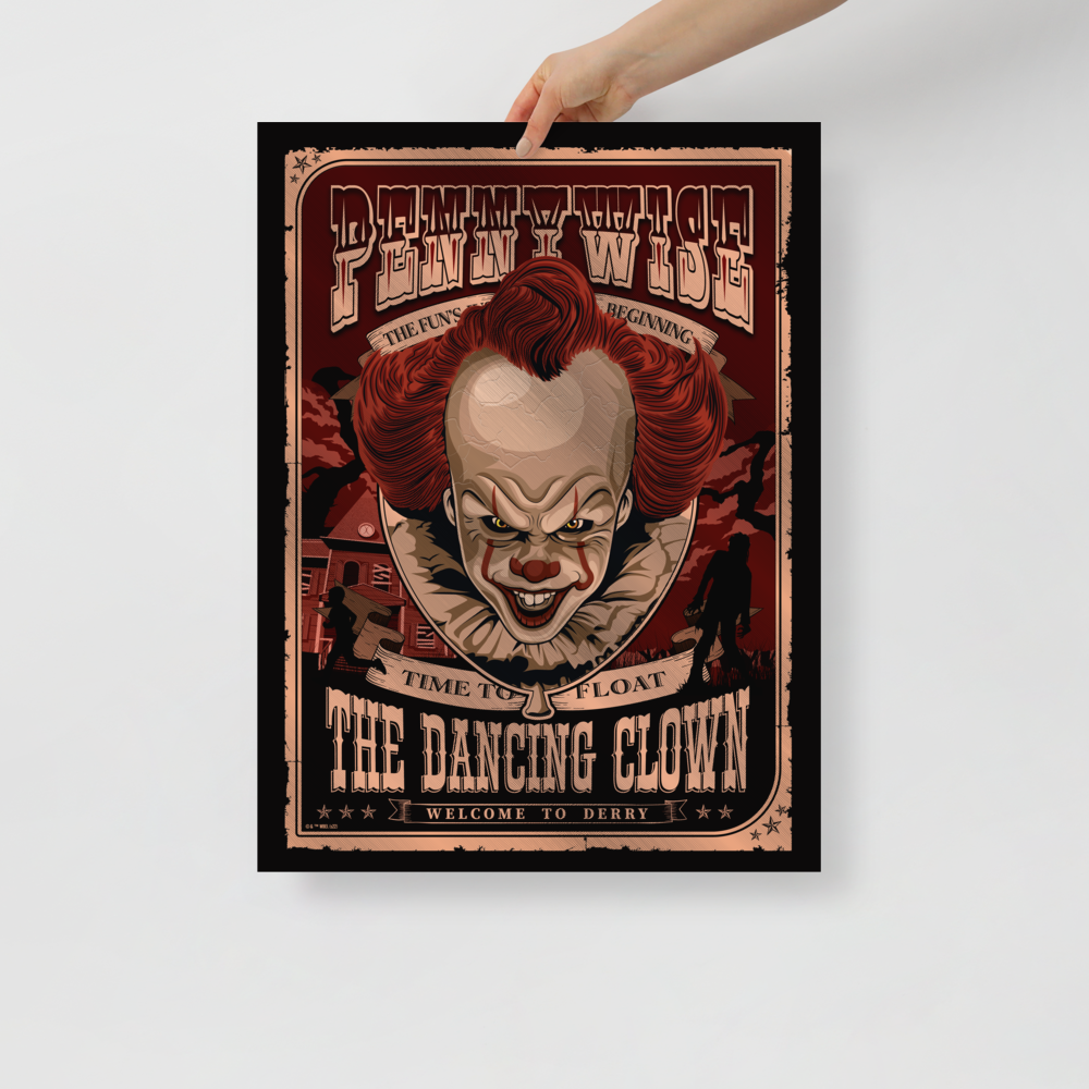 IT Pennywise the Dancing Clown Poster