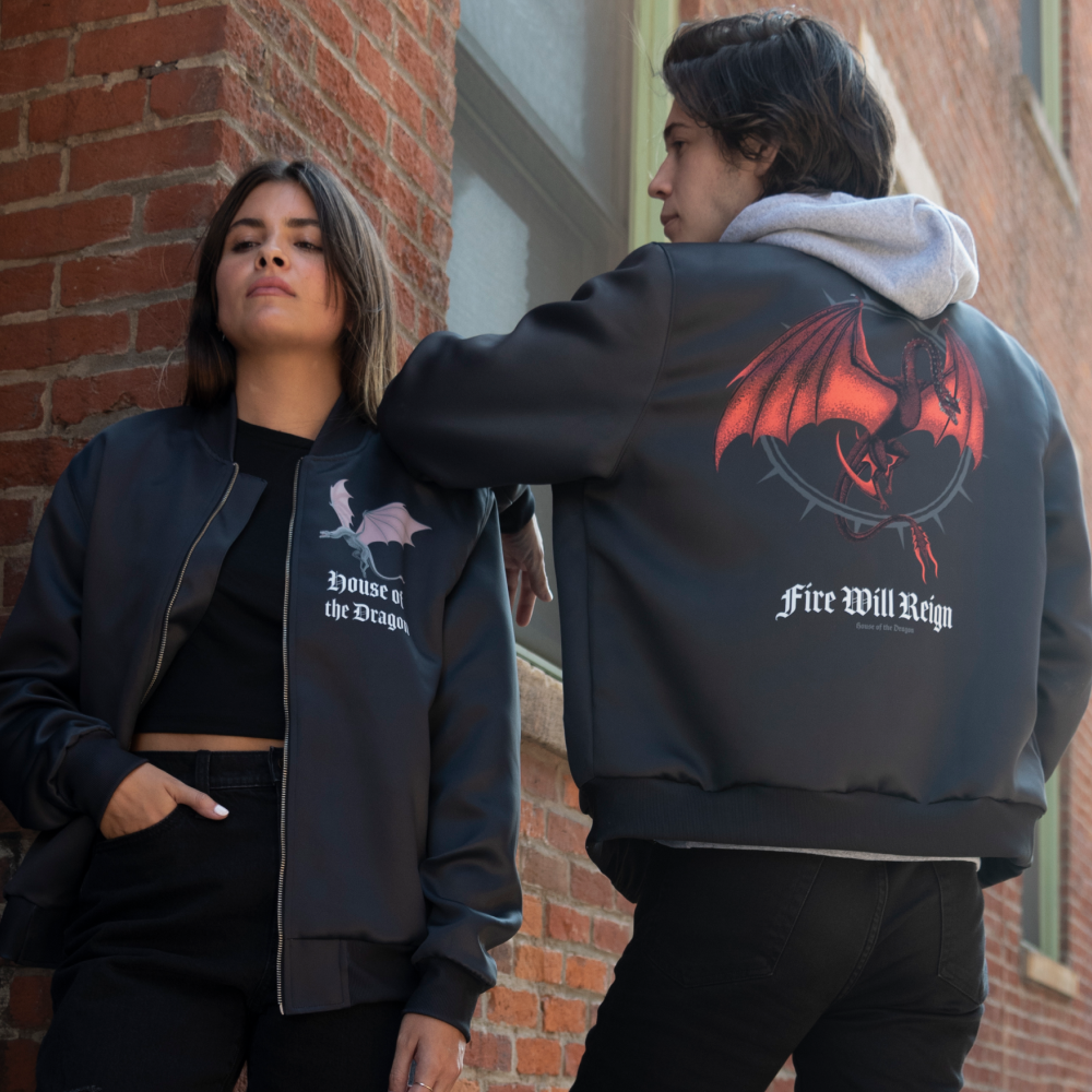 Exclusive House of the Dragon Fire Will Reign Bomber Jacket
