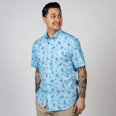 RSVLTS Tom and Jerry Dazed and Confused KUNUFLEX Short Sleeve Shirt