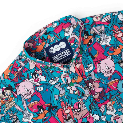 RSVLTS WB 100 Looney Tunes Heroes KUNUFLEX Short Sleeve Shirt