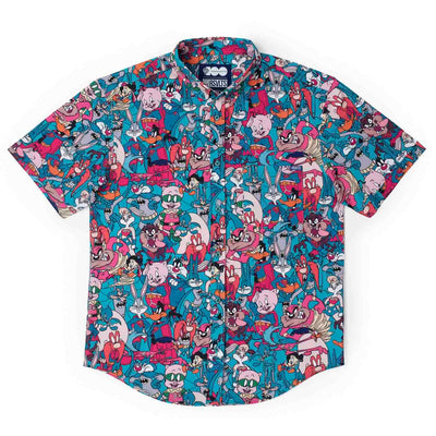 RSVLTS WB 100 Looney Tunes Heroes KUNUFLEX Short Sleeve Shirt